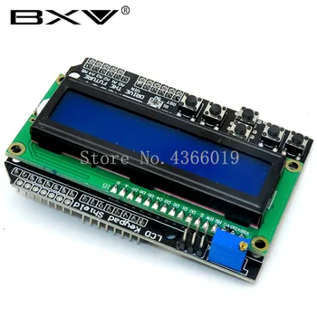 

1PCS LCD Keypad Shield LCD1602 LCD 1602 Module Display for ATMEGA328 ATMEGA2560 raspberry pi UNO blue screen