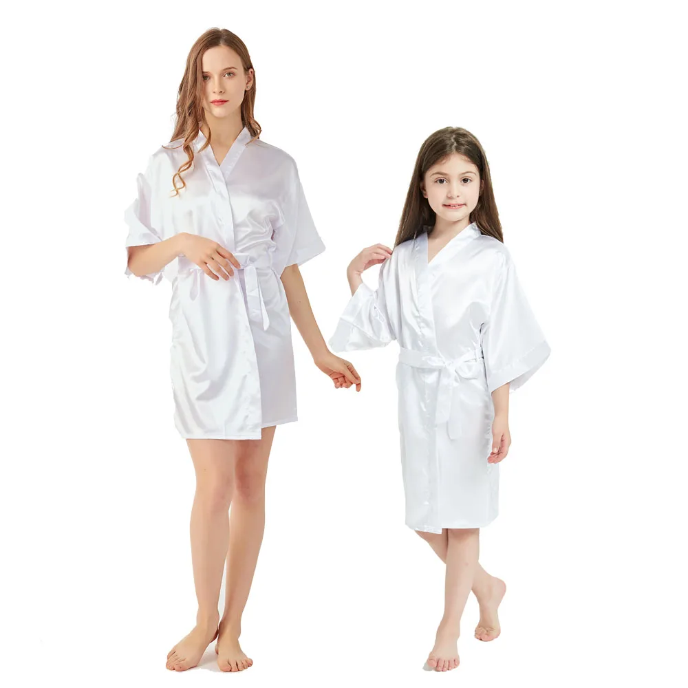 Family Matching Pajamas Kids Pyjamas Sleepwear Homewear Party Wedding Kimonos Family Look