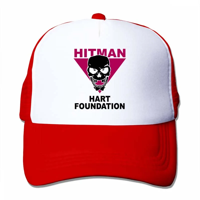 Bret Hart Hitman бейсбольная кепка для мужчин и женщин, Кепка-Дальнобойщик, модная Регулируемая Кепка - Цвет: 4-Red