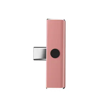 

Sound Card Portabe Phone External Outdoor Stereo Live Broadcast Microphone Aluminium Alloy Singing Audio Mini Adapter Type C