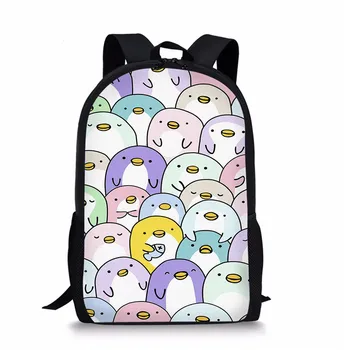 

Cartoon School Bags For Teenage Girls Parrot Print Backpacks Female Multifunctional TravelBags Girls Students Bookbags Mochilas