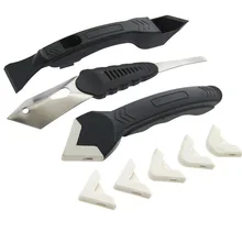 

Smooth Scrape Multiful Caulking Tool Silicone Caulk Finisher Sealant Smooth Scraper Grout Kit Tools Gadget For Tile Floor Clean