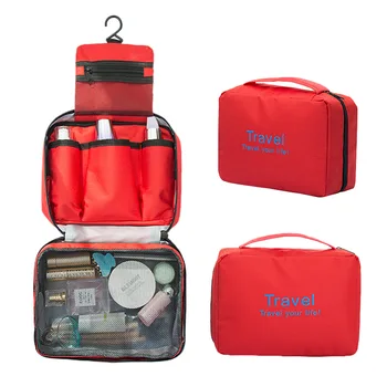 

Travel Toiletry Bag Travel Roll-up Makeup Case Organizer Hanging Foldable Cosmetic Pouch Toiletry Bag