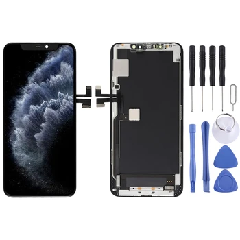 

OLED Material LCD Screen and Digitizer Full Assembly with Frame for iPhone 11 Pro Max
