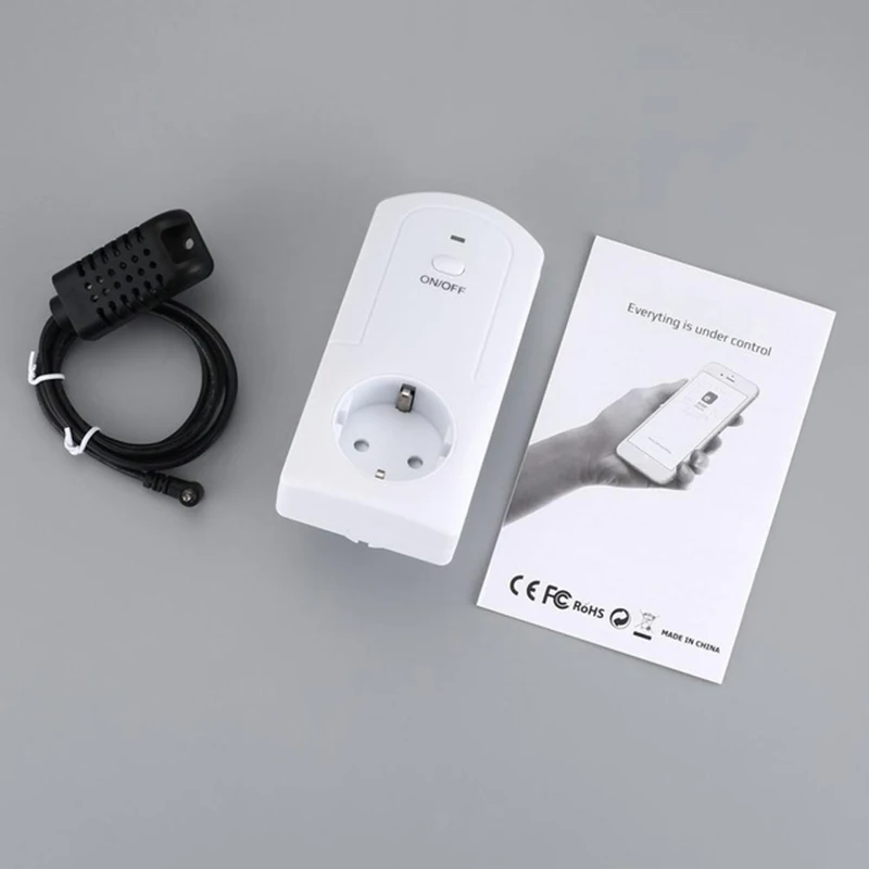 HTHL Wifi беспроводной модуль термостата температуры и влажности приложение Ts 5000