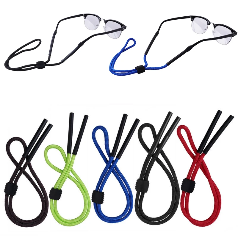 5Pcs Sunglasses Holder Neck Strap Adjustable Glasses Retainer Lanyard Anti Lost Eyeglasses Cord Rope DIY Safety Eyewear Fastener