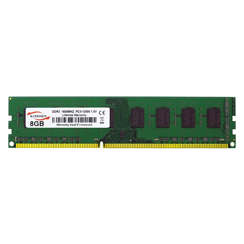Kamosen amd placa-mãe dedicado 4gb 8gb 16gb 1333 1600mhz ddr3 memória ram desktop não suporta intel placa-mãe