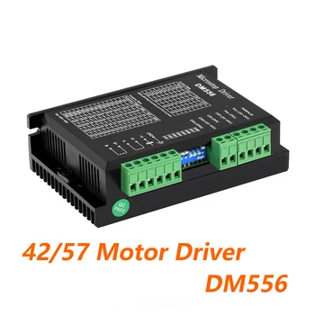 

DM556 2-phase Stepper Motor Driver 42/57 Stepping Motor Controller 24V-50V DC8 Level Output Current Step Steeper Motor Driver