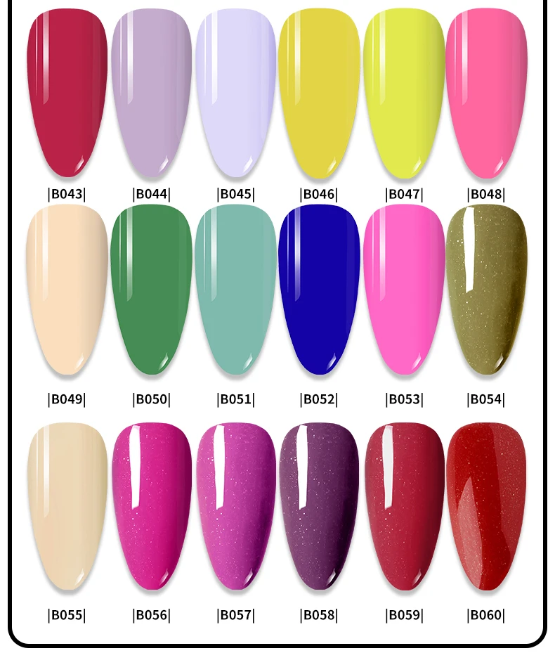 Msk Color Lead 7ml Nail Gel Semi Permanent Gel Polish Uv Led Nail Gel