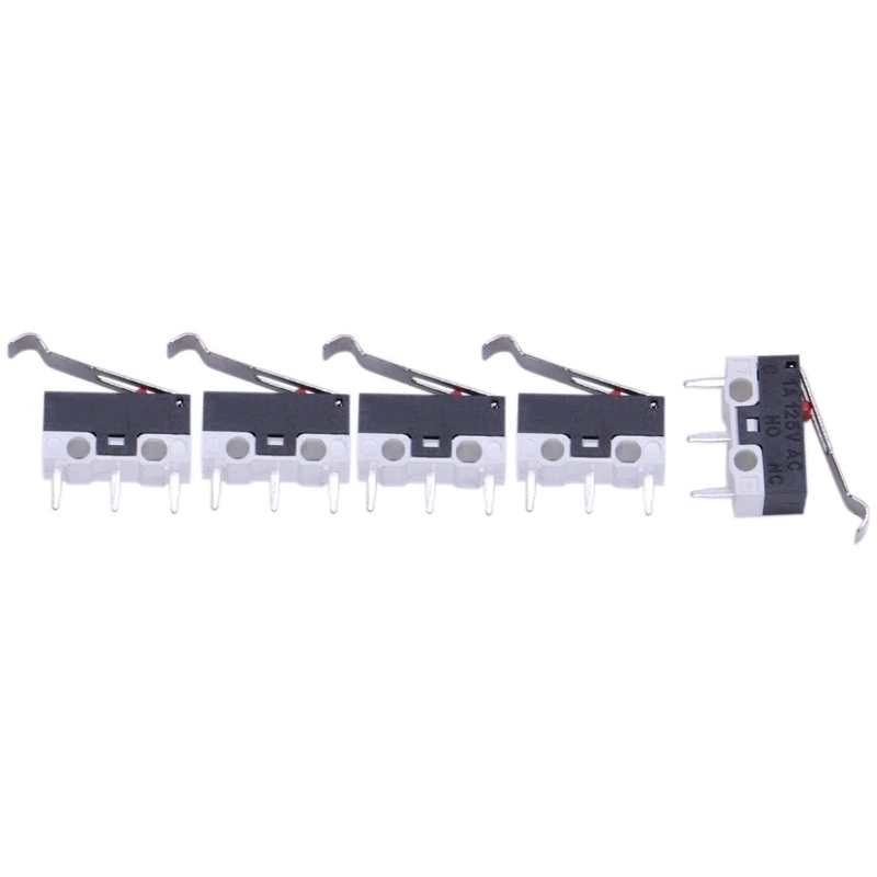 

Promotion--AC 125V 1A SPDT Subminiature Micro Lever Switch 5 Pcs