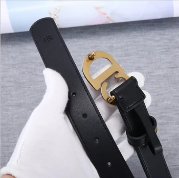 

Men's and women's belts leather alloy pin buckle belt new button belt casual jeans fashion dress belt