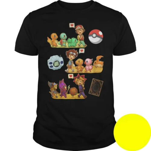 Друзья Satoshi Yagami Taichi Digimon футболка унисекс тройник S 3XL мужчин и женщин модная