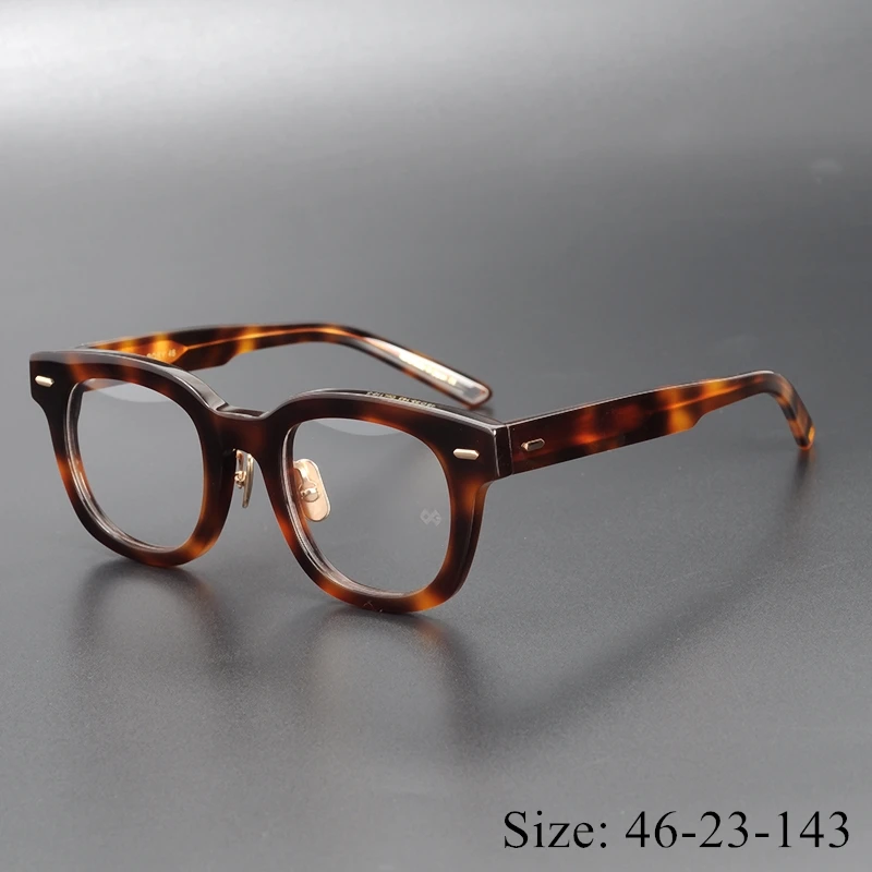 ヴィンテージ品質アセテートビッグスタイル眼鏡フレームogロリー-·-眼鏡女性男性オリジナルボックスケース処方レンズ無料市平