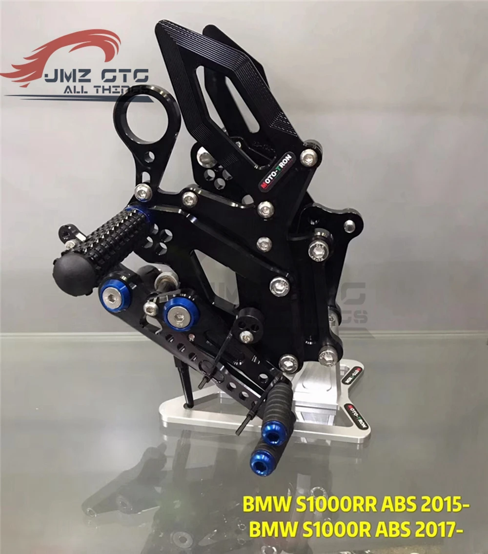 

MOTO-TRON Motorcycle CNC Adjustable Rear Set Rearsets Footrest Foot Rest For BMW S1000RR 2015-2018 / S1000R 2017-2019