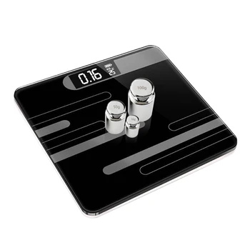 

Intelligent Electronic Scale Digital Bathroom Temperature Tempered Glass Scale