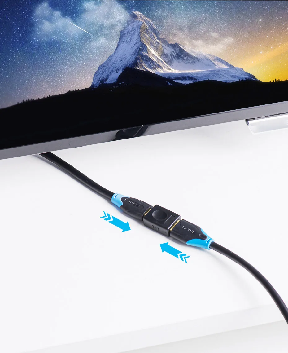 Vention HDMI удлинитель адаптер HDMI Женский Разъем 4k HDMI 2,0 удлинитель конвертер адаптер для PS4 монитор HDMI кабель