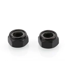 Black Steel Nylon Lock Nut Metric Thread Hex Insert Nutsert Self-locking Nylock Locknut M2 M2.5 M3 M4 M5 M6 M8 M10 M12 metric thread din934 m2 m2 5 m3 m4 m5 m6 m8 m10 m12 black grade 8 8 carbon steel hex nut hexagon nut screw nut a2 brand new