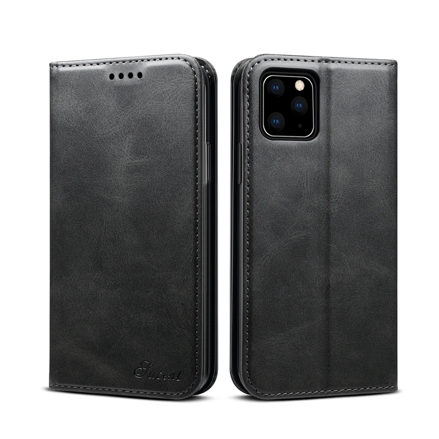 Кошелек кожаный чехол для Apple IPhone 11 Pro X XS XR Max Ретро слот для магнитных карт флип чехол для IPhone 6S 7 8 Plus