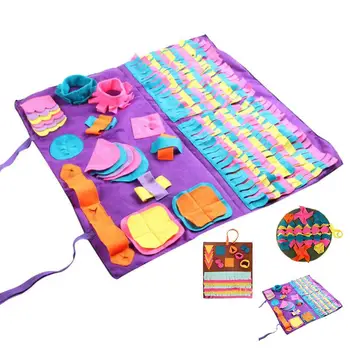 

Pet Dog Snuffle Training Nose Sniffing Fun Sniffing Pad Toy Feeding Mats Toys For Dogs With Anxiety Pet Chew Ball
