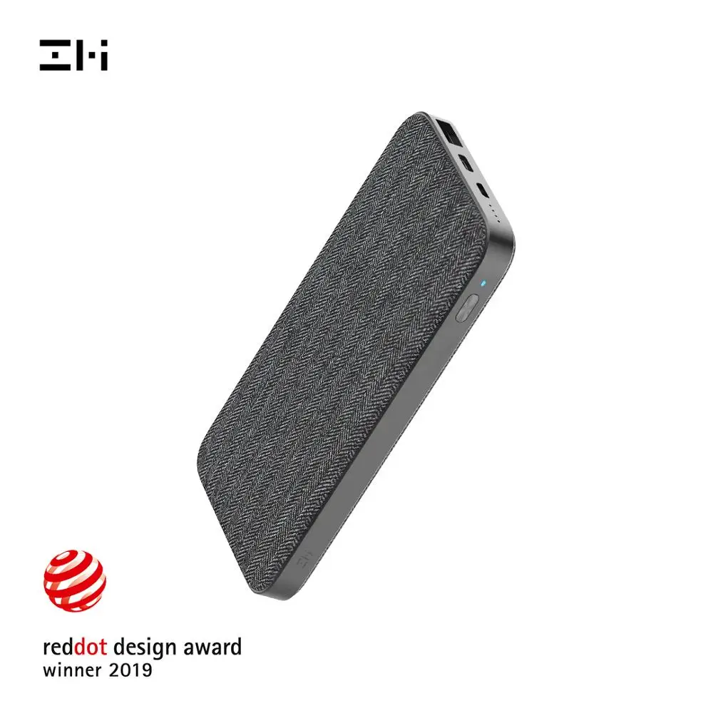 ZMI QB910 10000mAh dos cargador portátil de Versión mejorada FastCharging tela puerto Dual Centro de Energía de apoyo de la policía de andQC
