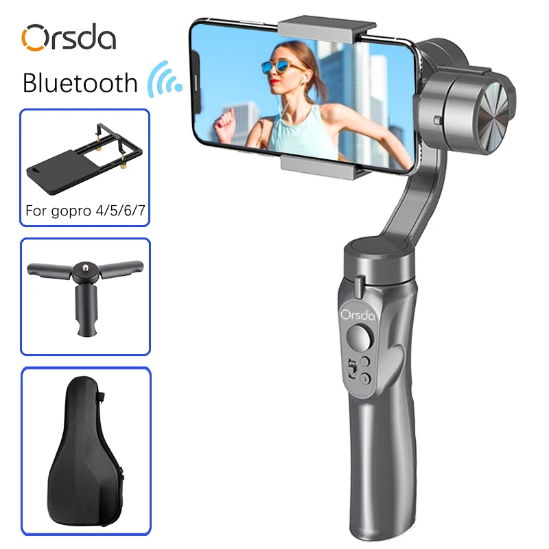 Orsda Stabilizer Gimbal 3-Axis Smartphone Action Gopro Camera PTZ Handheld Stabilizer cellphone For Phone Xs Xr X 8 Plus 11 Orsda Stabilizer Gimbal 3-Axis Smartphone Action Gopro Camera PTZ Handheld Stabilizer cellphone For Phone Xs Xr X 8 Plus 11
