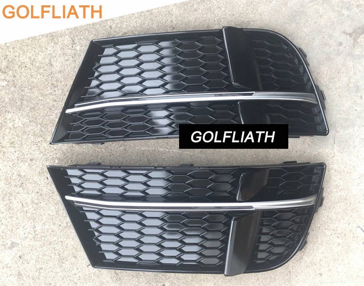 GOLFLIATH S3 Стайлинг ABS сотовая сетка Передняя решетка автомобиля бампер боковые