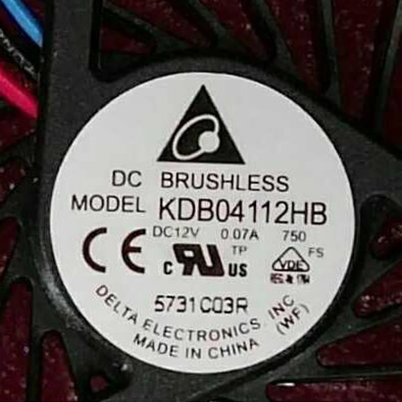 

Original Delta KDB04112HB DC 12V 0.07A 3-lines LCD TV cooling fan