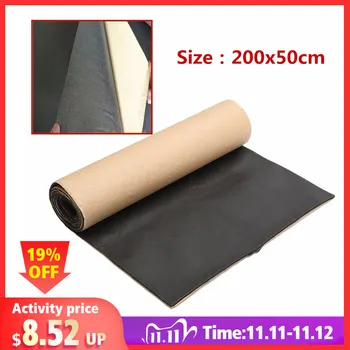 

1Roll 200cmx50cm Car Sound Proofing Deadening Anti-noise Sound Insulation Cotton Heat Closed Cell Foam шумоизоляция для авто