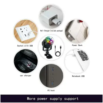 

Ball Stage light Lamp USB KTV Bar Sound Interior LED Weddings Birthday