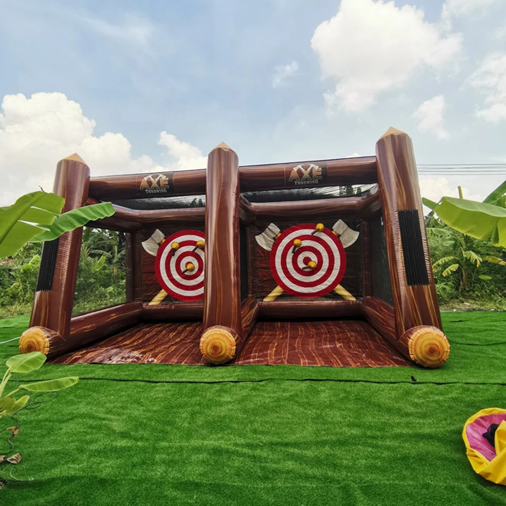2 Players Carnival Inflatable Axe Throwing Game Inflatable Soccer Dart  Shooting Sticky Game Board Sports Games Interactive Party - Inflatable Toys  - AliExpress