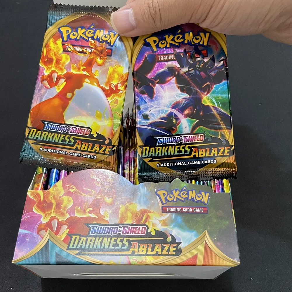 360 Pçs Versão Francesa Cartões Pokemon Escuridão Ablaze Tensão Vívida Tcg  Série Booster Caixa Coleção Cartão De Negociação Jogo Brinquedos - Jogos De  Carta Colecionáveis - AliExpress