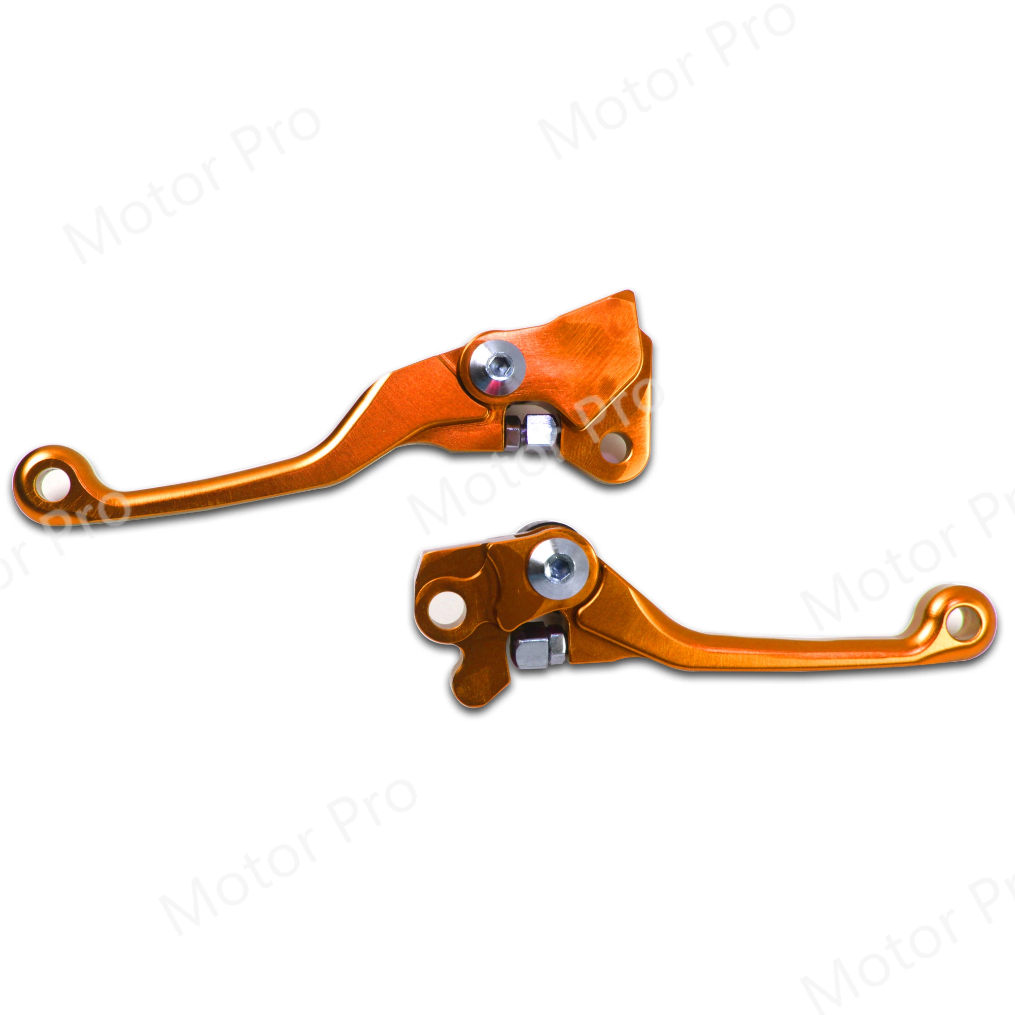 Для KAWASAKI KXF 450 2008 2009 2010 2011 2012 алюминиевый тормозной насос сцепления Рычаг аксессуары для мотоциклов KXF450 цилиндр 1 пара - Цвет: ORANGE
