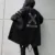 Уличная Одежда Мужские Куртки с Капюшоном принт Harajuku Ветровка Лента Пальто Мужской Повседневный тренч Мужская Верхняя Одежда Хип-хоп Пальто Негабаритные