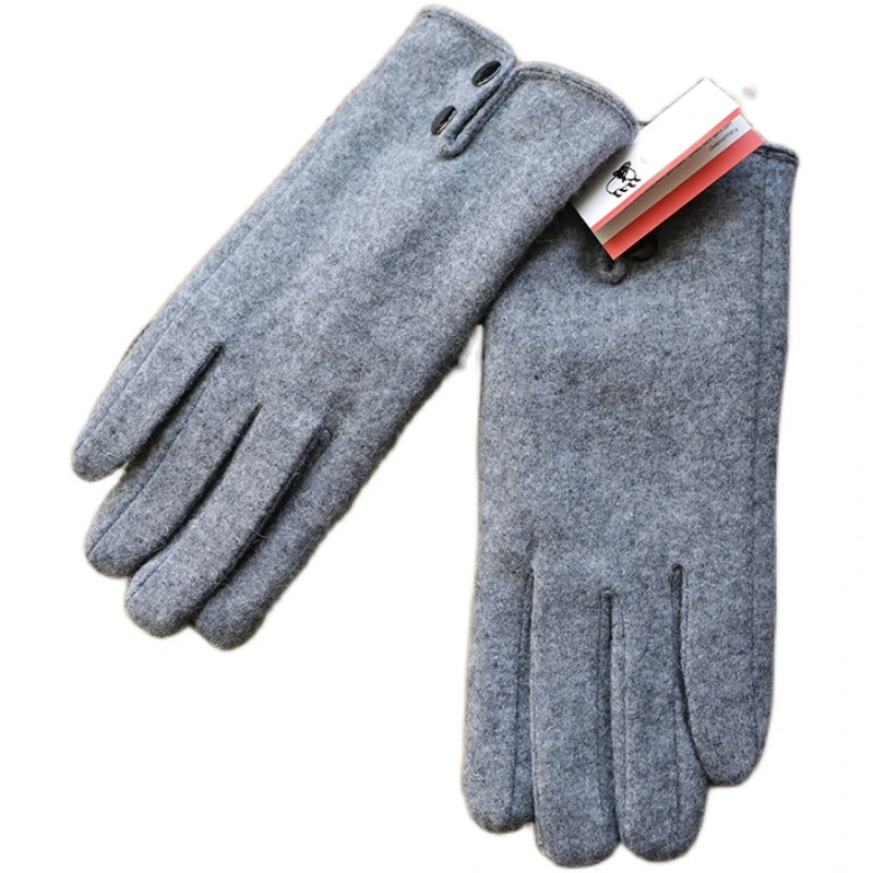 windproof wool gloves