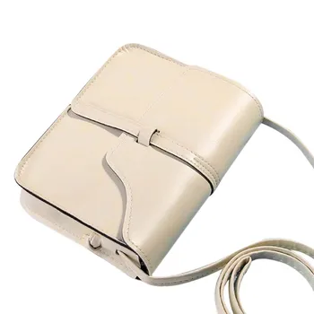 

New Women Vintage Solid Purse Bag Leather Cross Body Shoulder Messenger Square Fresh Bag Multiple Colour Good Texture #LR1