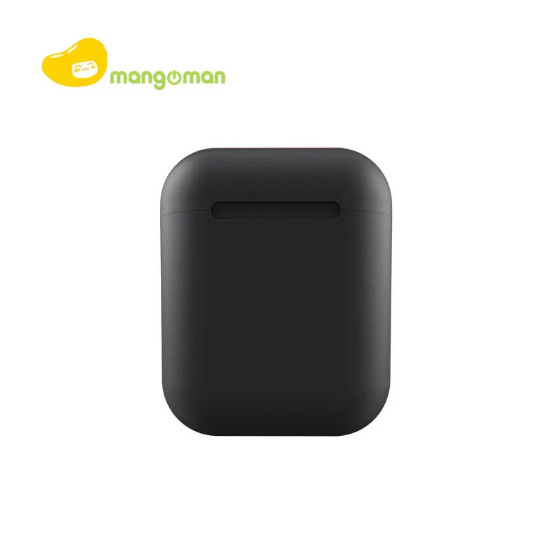 Mangoman i7s TWS беспроводные Bluetooth наушники для телефона микрофон гарнитура i7s i11 в ухо стерео игровые спортивные наушники с зарядной коробкой - Цвет: SIP12SMBK