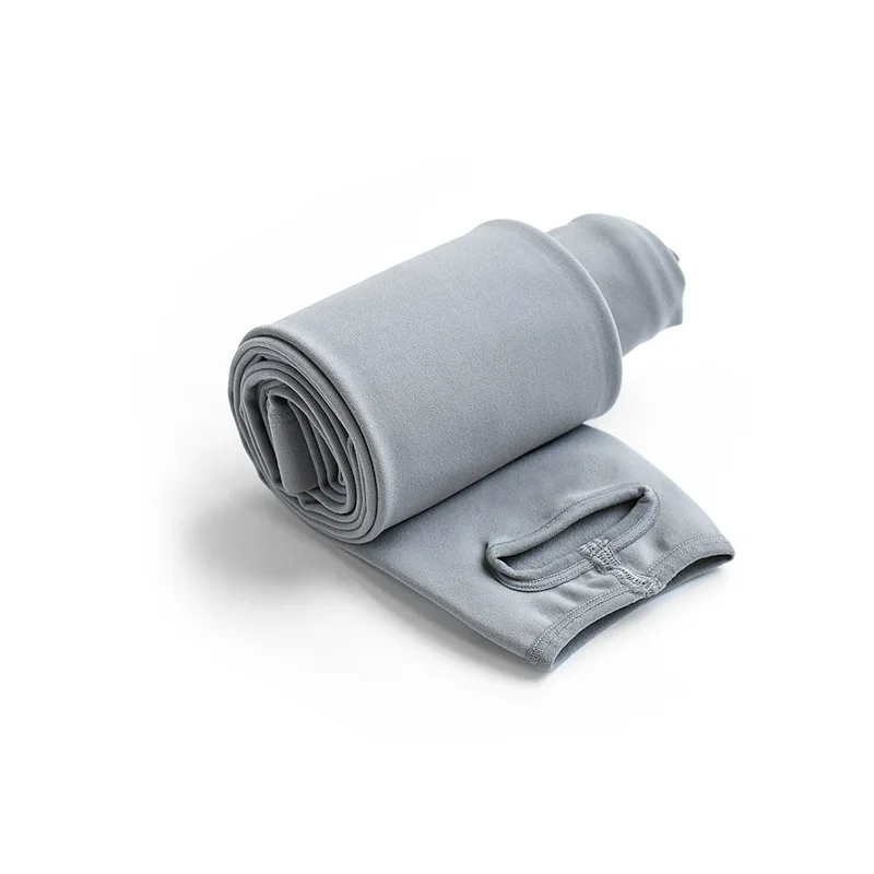 Light Blue Grey-2 Осень, новинка, женские колготки, бархатные, плотные, теплые, гладкие, облегающие, дышащие, одноцветные, эластичные, удобные, короткие, женские колготки - Цвет: Light Blue Grey-2