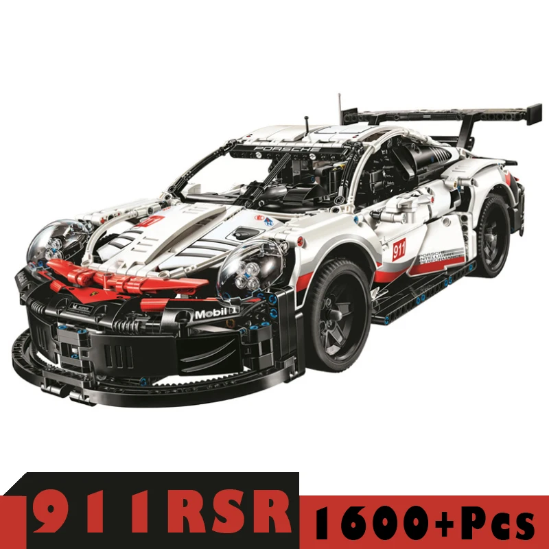 

City Speed Champions Sports Car 911RSR Compatible Legoingly Technic Racing Car Super Racers Building Blocks Bricks Kids Toys