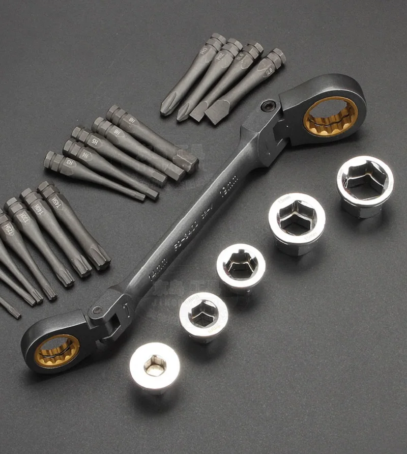 23 шт./компл. Трещоточный ключ 14x19 с TORX шестигранный набор отверток инструмент набор