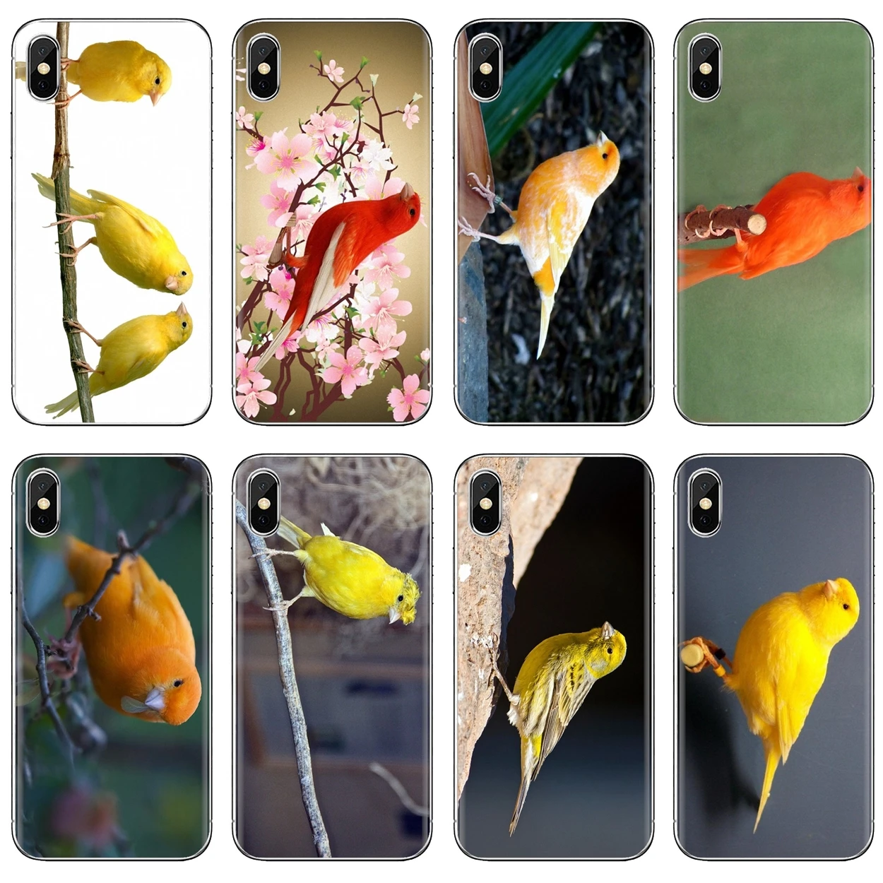 Awesome Silicone Phone Case Mosaic yellow Types of Canary Birds For Motorola Moto G G2 G3 X4 E4 E5 G5 G5S G6 Z Z2 Z3 C Play Plus | Мобильные