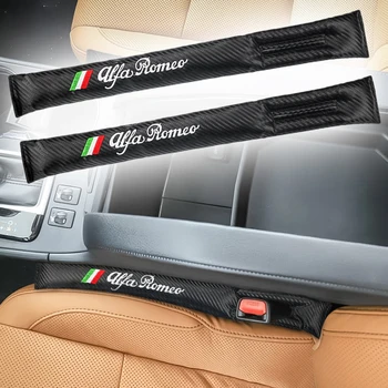 

1/2PC PU Seat Gaps Plug Crevice Inserts Protective Padding Car Styling Interior For Alfa Romeo 147 156 159 Giulietta 147 car