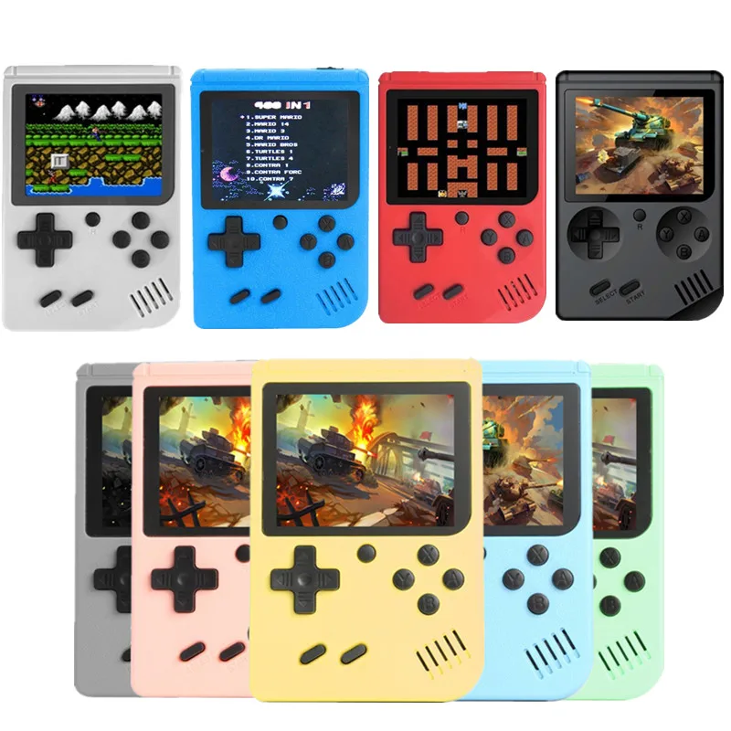 

MINI Portable Retro Video Console Game Handheld Game Players Boy 8 Bit 3.0 Inch Color LCD Screen 400/500 In 1 Game