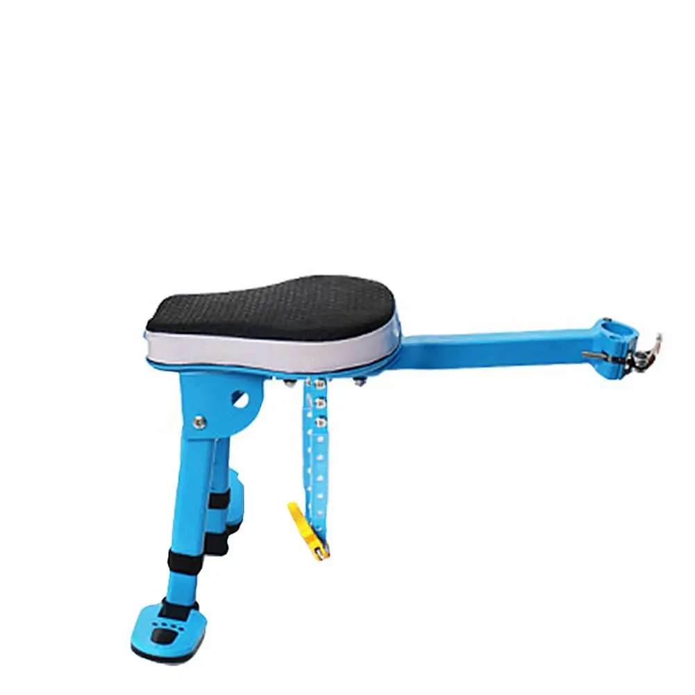 Bicycle child front seat tool with armrests for easy use and comfort for travellers with children
