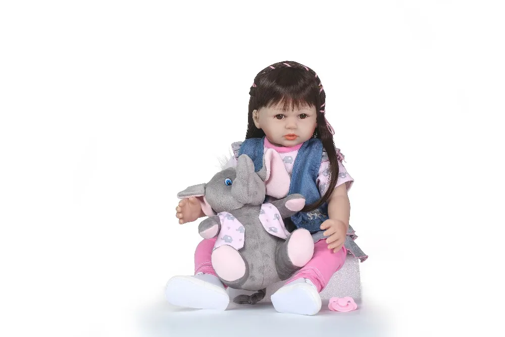 Высококачественная виниловая силиконовая кукла reborn baby игрушка новорожденная девочка малыши Принцесса Кукла подарок на день рождения праздник игровой домик для сна игрушка