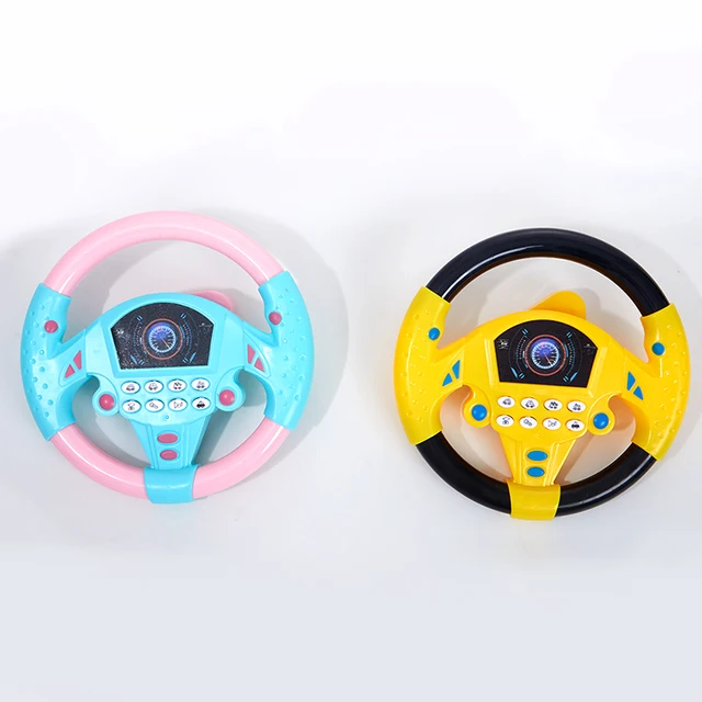Simulation Steering Wheel with Light Early Education Sounding Toy For Kids 1