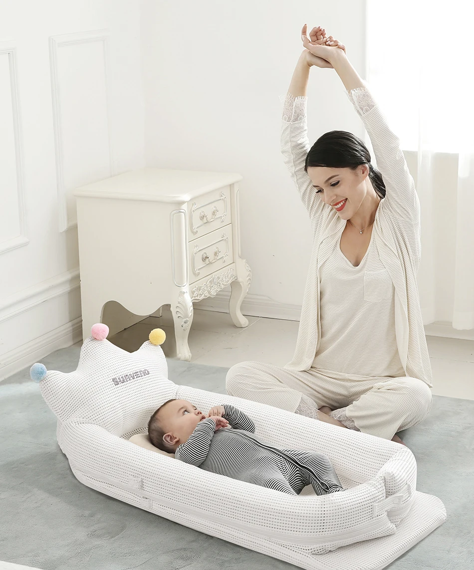 sunveno bedside crib