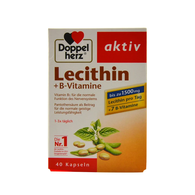 

Free shipping Lecithin + B-vitamine 40 pcs