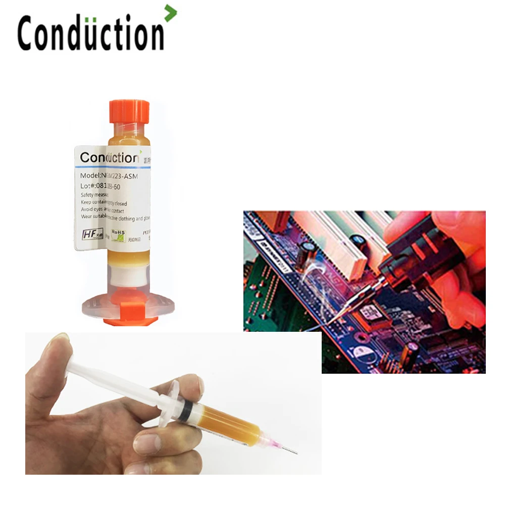 Флюсовая паста для ремонта печатных плат BGA SMD PGA 2 шт. 10cc 559|Сварочные флюсы| |