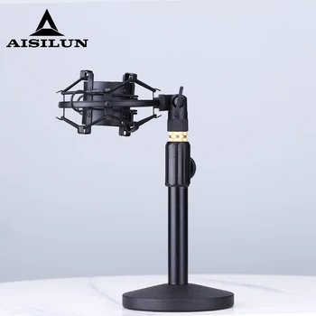 

Desktop Microphone Stand Adjustable Height Disc Microphone Stand Portable
