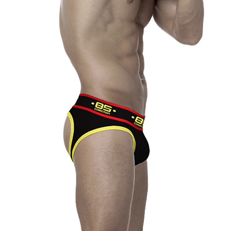 Мужское нижнее белье jockstrap с низкой талией дышащее хлопковое гей мужские